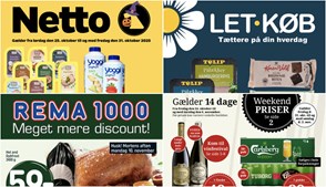 Fantastiske tilbud: Carlsberg eller Tuborg øl til 89 kr. og hel and til 59 kr.
