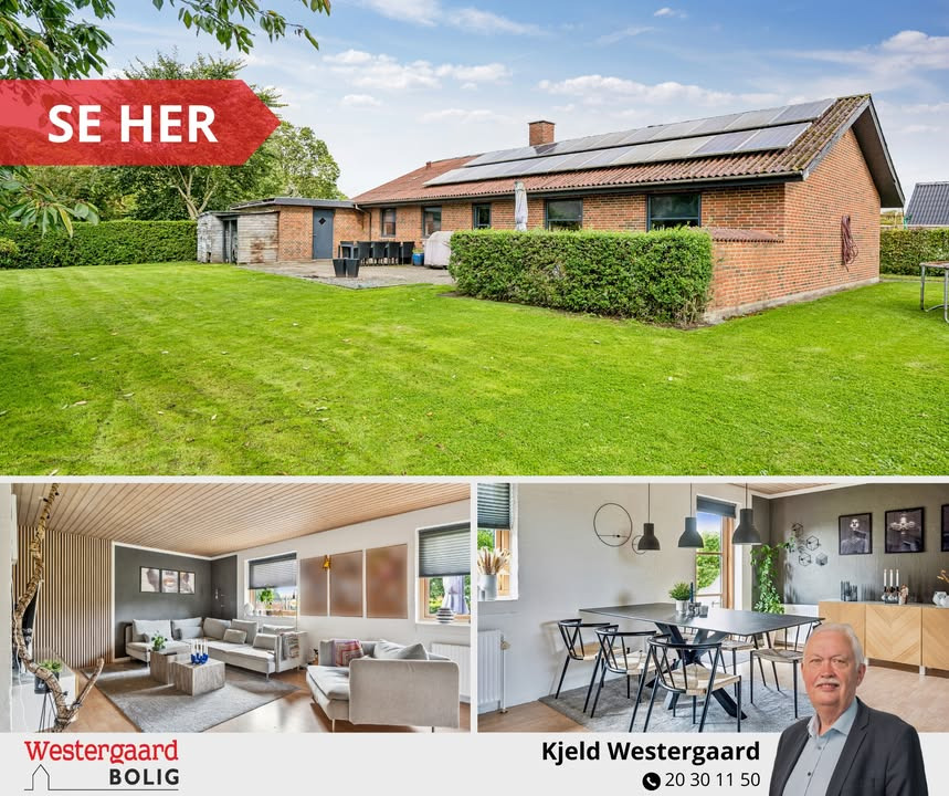 Westergaard Bolig præsenterer dejlig villa i familievenlig by