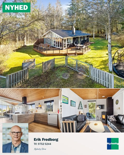 Idyllisk sommerhus i Roslev tilbydes af Nybolig Skive I/S