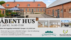 Åbent hus i Syvager – oplev landsbyidyl og store boliger tæt på Randers
