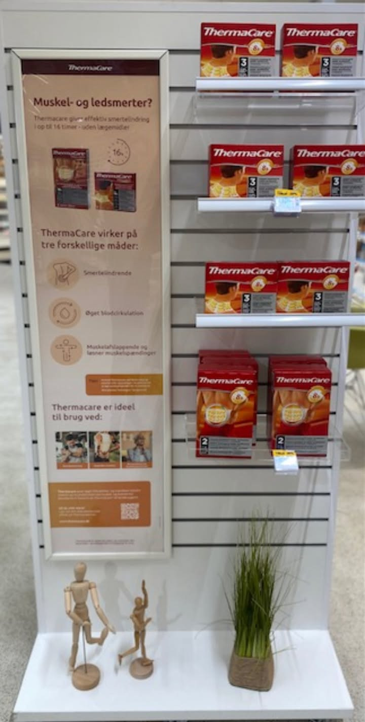 Ikast Apotek fremhæver ThermaCare varmeomslag til effektiv smertelindring