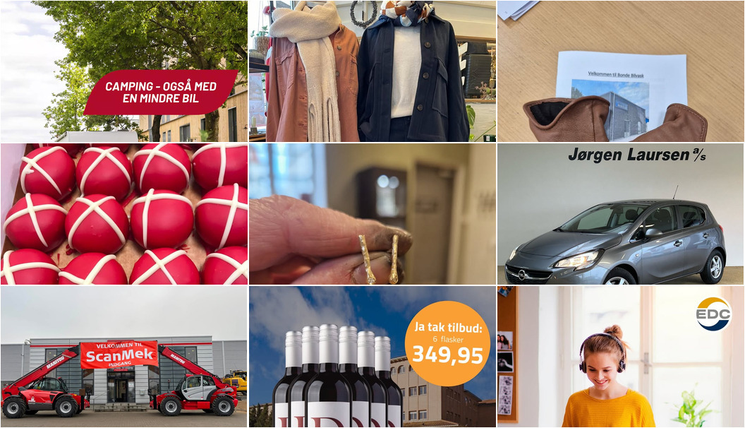 Nyt fra BONDE MASKINER, Møllegårdens Camping, EDC Skive I/S og 9 andre