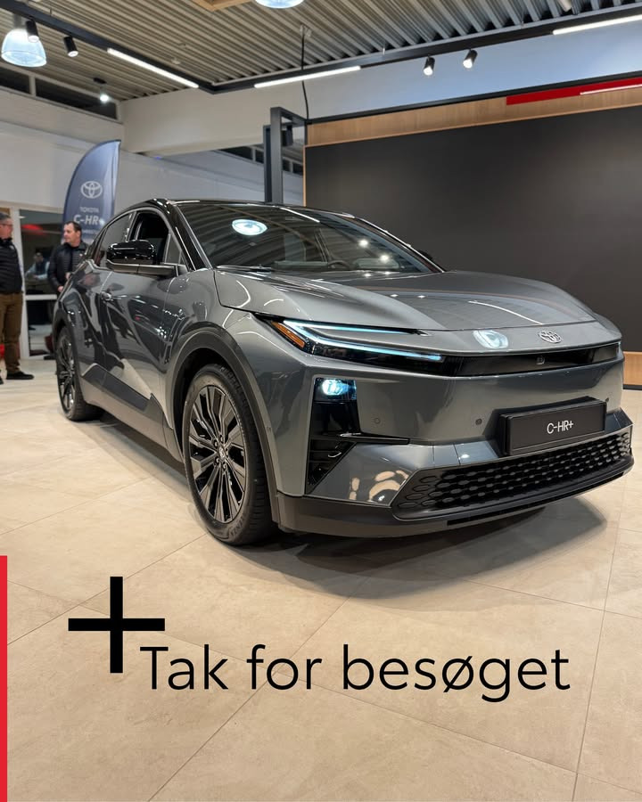 MTH Biler takker for stor interesse ved premiere på Toyota C-HR+ i Randers