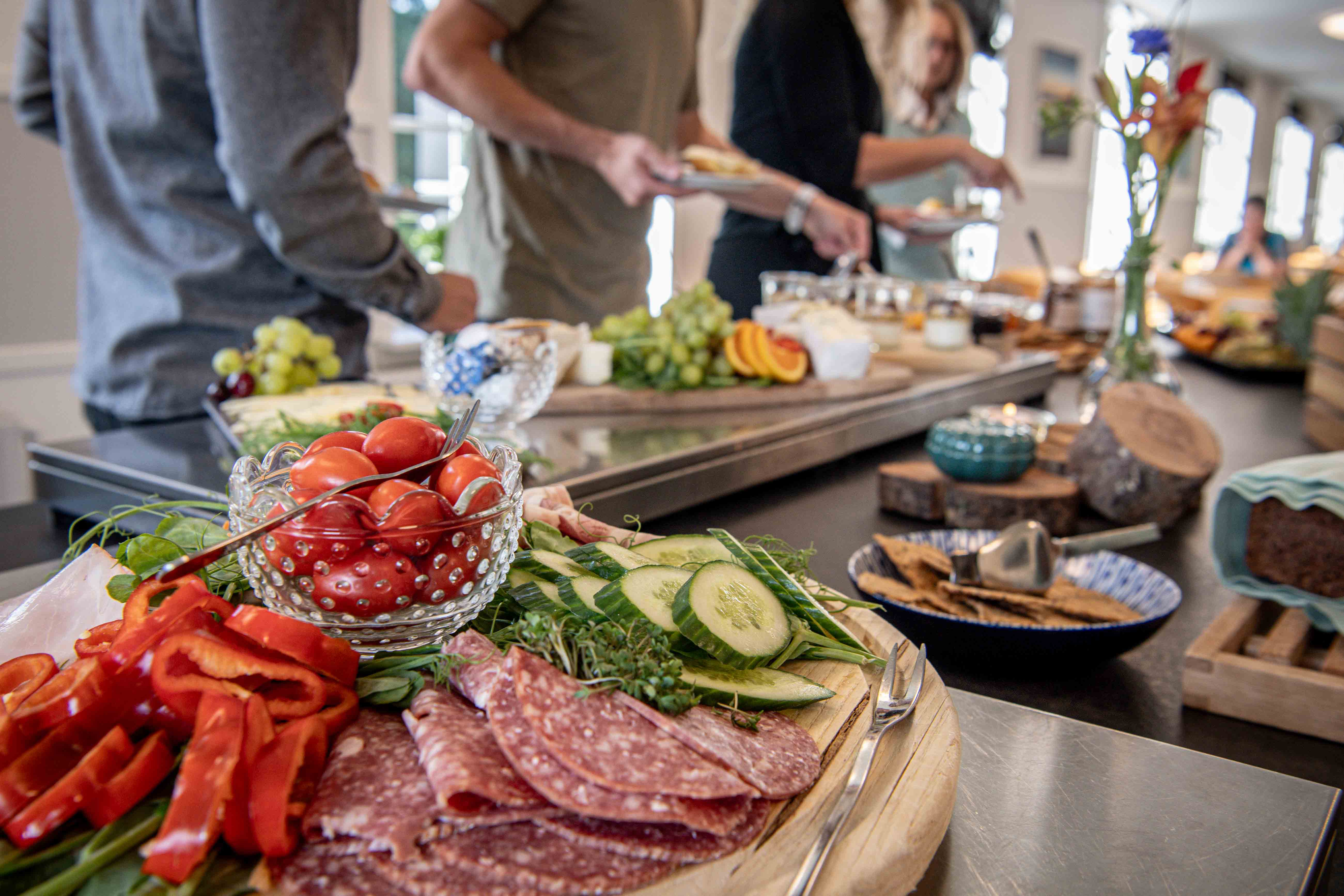 Pinsebrunch med udsigt på Danhostel Kolding