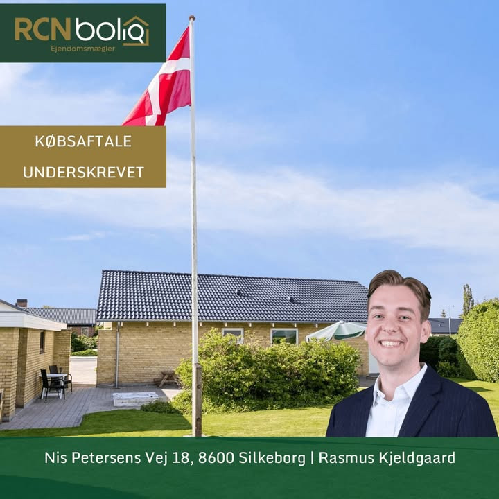 Rcn Bolig Silkeborg annoncerer underskrevet købsaftale på Nis Petersens Vej 18 i Silkeborg