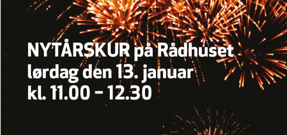 Kom til nytårskur på rådhuset i Svendborg 13. januar 2024 kl. 11.00