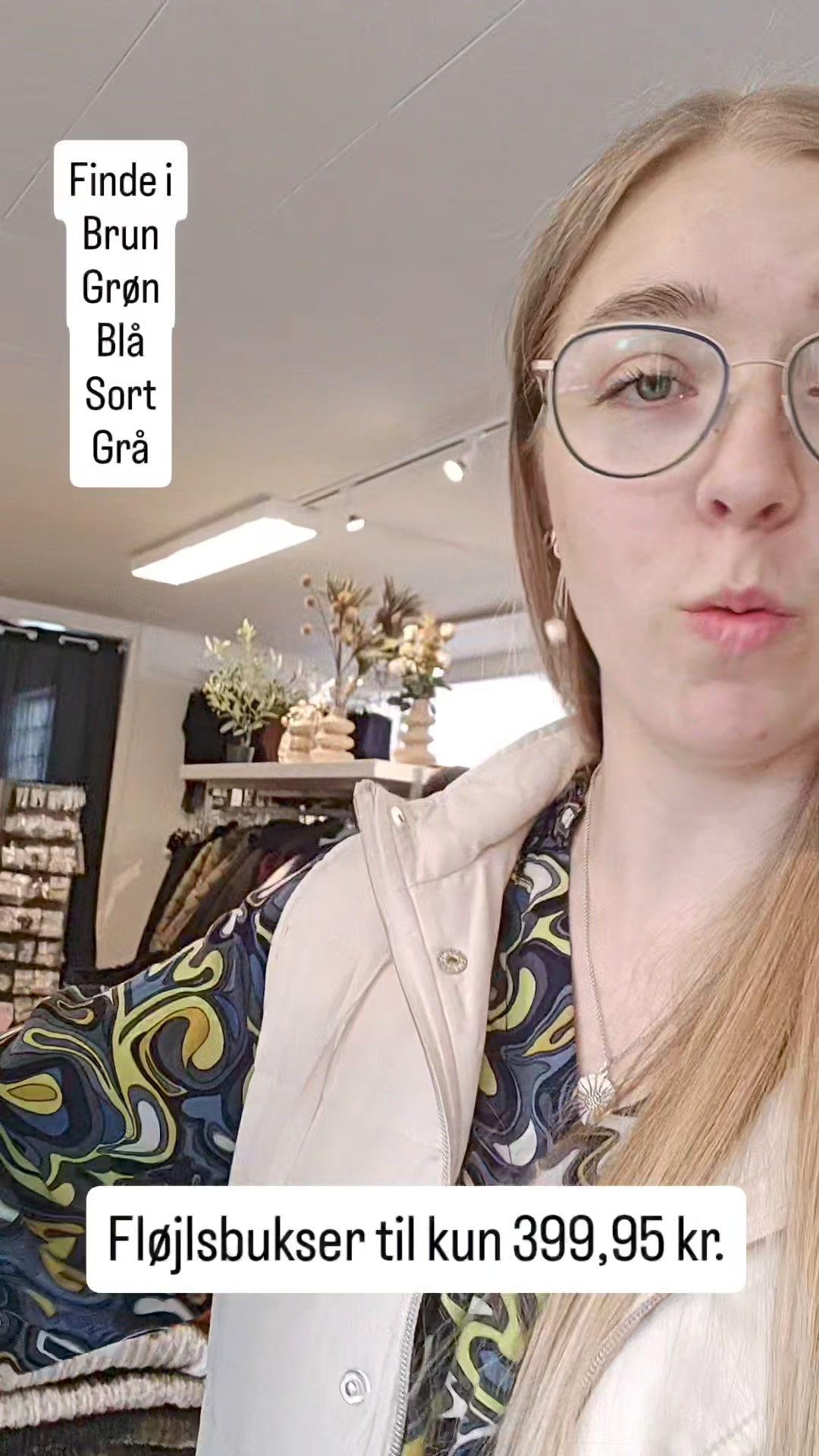 Elins Butik: Fløjlsbukser til kun 399,95 kr. – perfekt til efteråret