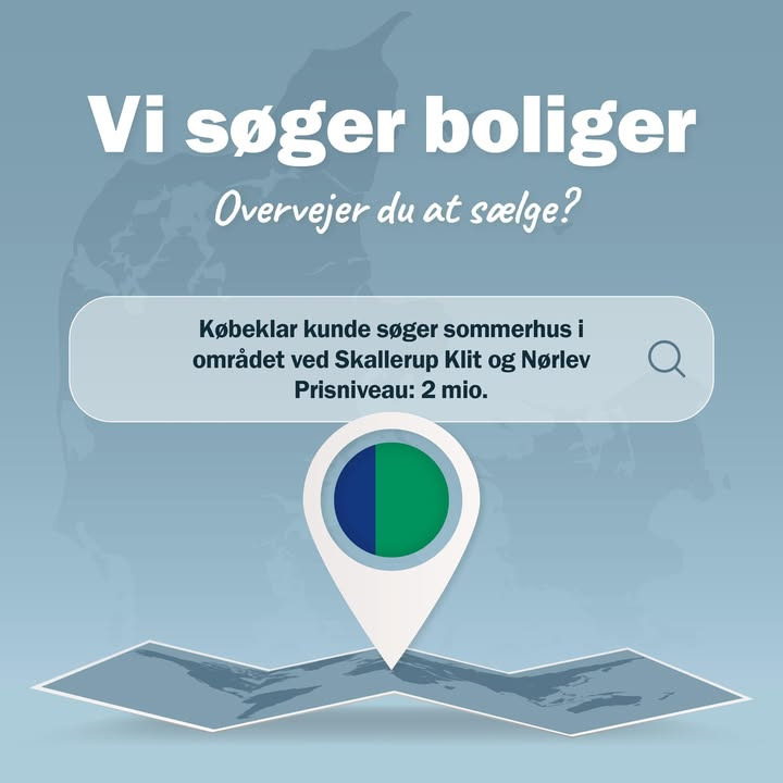 Nybolig Hjørring søger sommerhus til købeklar kunde ved Skallerup Klit/Nørlev