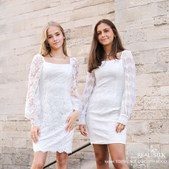 Randers Storcenter: Pop-up med konfirmationskjoler fra Lunds Skrædderi på Store Torv i november