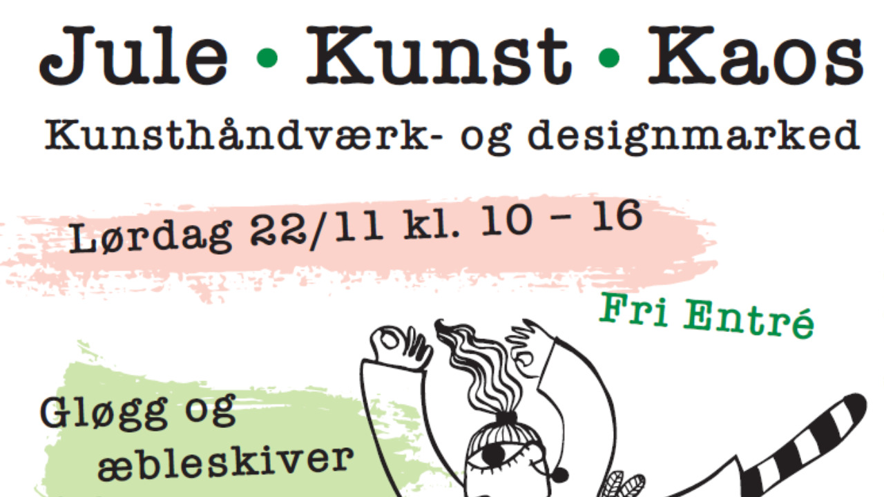 Julekunstkaos: Kreativt marked for børn på Esbjerg Kunstmuseum