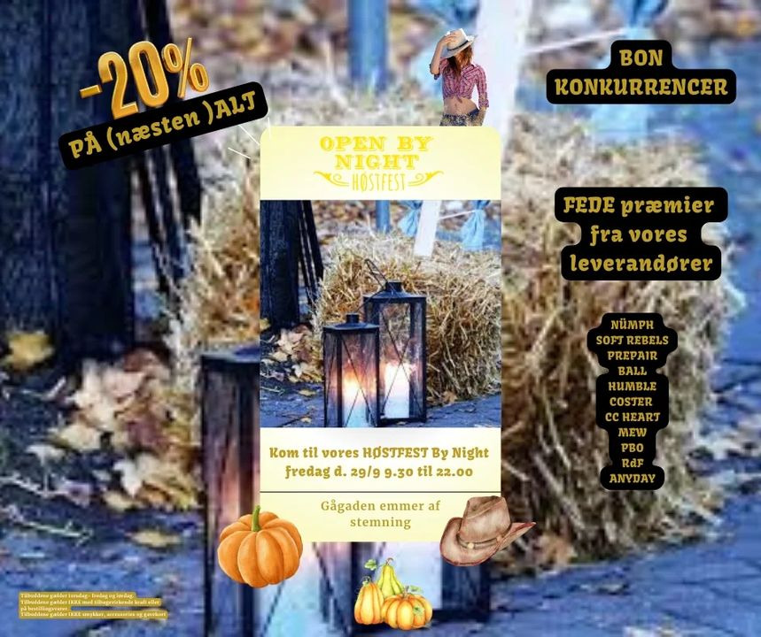 Lux By Jakobsen holder høst fest med 20% rabat i hele butikken