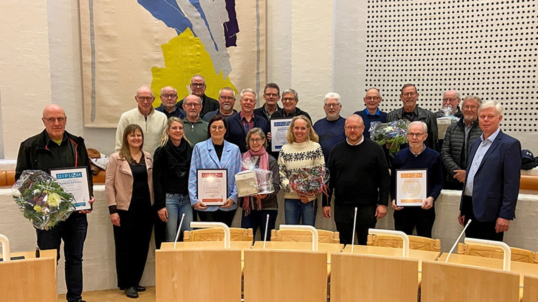 Fire priser uddelt til fantastiske frivillige