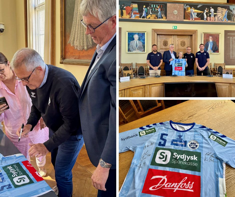 Sønderborg Kommune indgår femårig aftale for at fremme elitesport og støtte Sønderjyske Herrehåndbold