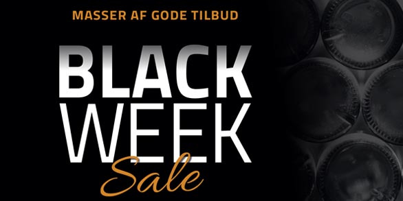 Pedersborg Vin tilbyder Black Week tilbud på vine og Riedel glas