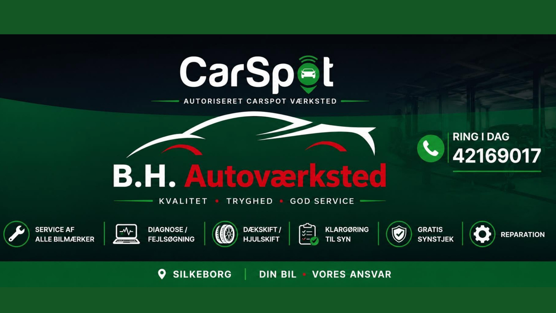 B.H. Autoværksted gør bilen klar til efteråret
