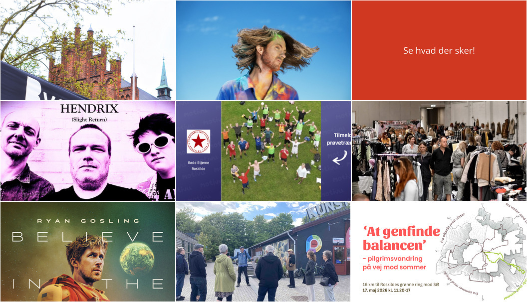 Oplevelser i Roskilde denne weekend: Musik, motion og marked