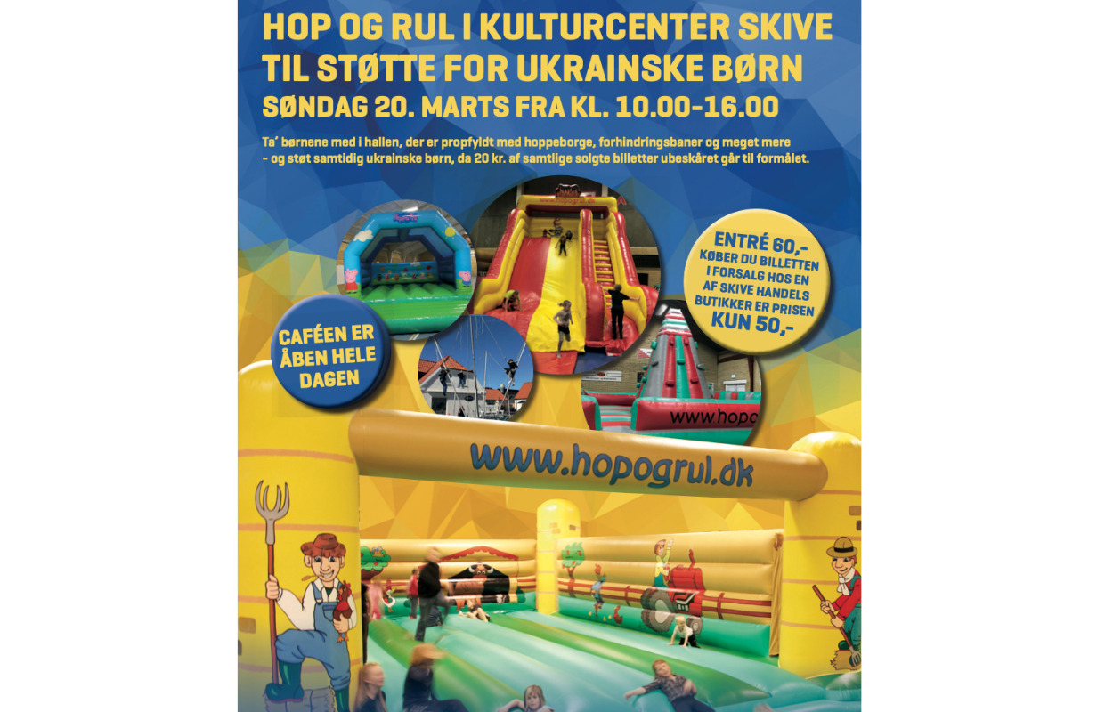 Skive Handel og Kulturcenter støtter ukrainske børn