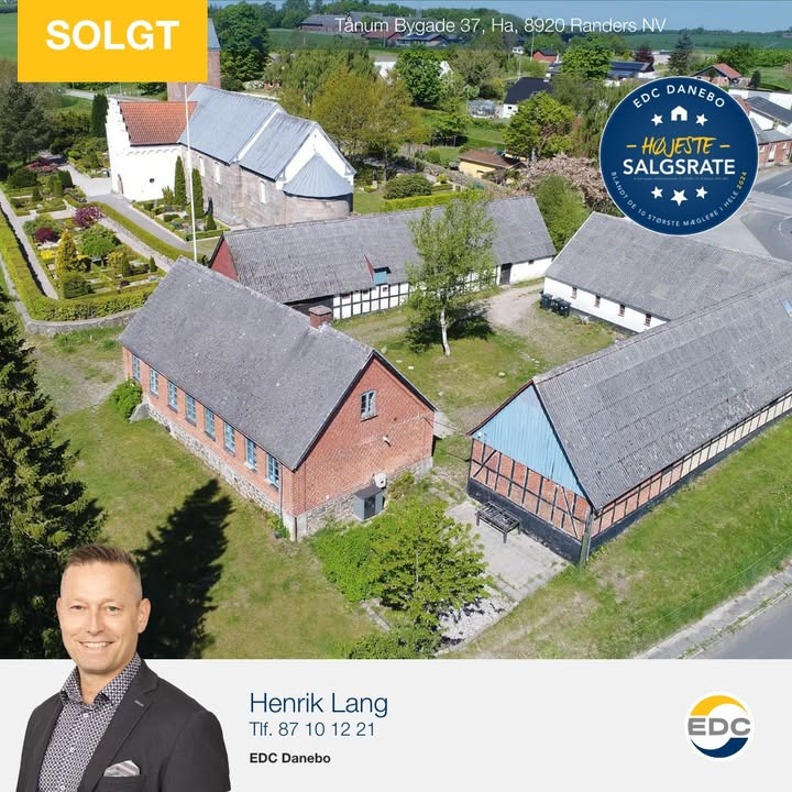 EDC Danebo sælger landejendom i Randers NV