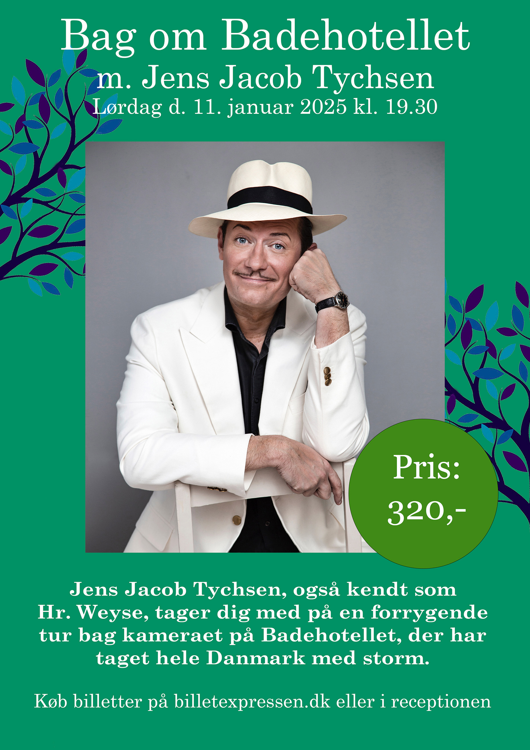 Eksklusivt musikalsk foredrag med Jens Jacob Tychsen i Nakskov