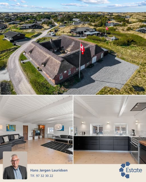 Estate Vestjylland præsenterer klitgård med sjæl og muligheder i Houvig