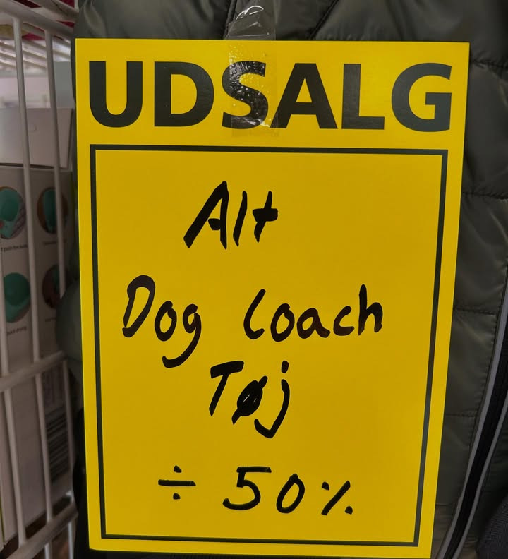 Camillas Dyrecenter tilbyder 50% rabat på tøj fra Dog Coach
