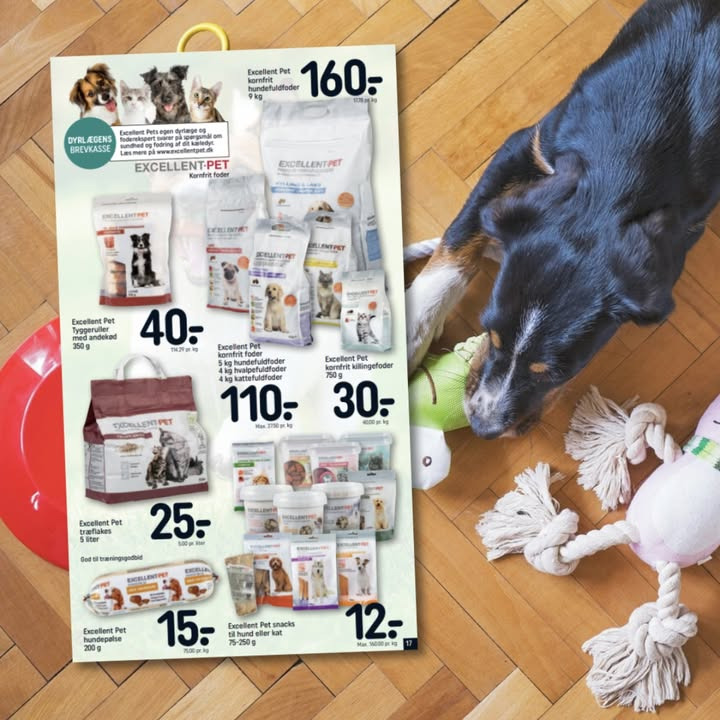 Rema1000 Gærumvej tilbyder kvalitetsfoder til kæledyr med gratis dyrlægerådgivning