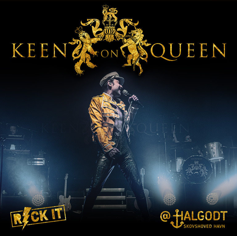 Oplev Queen-hits med Keen On Queen på Cafe Halgodt