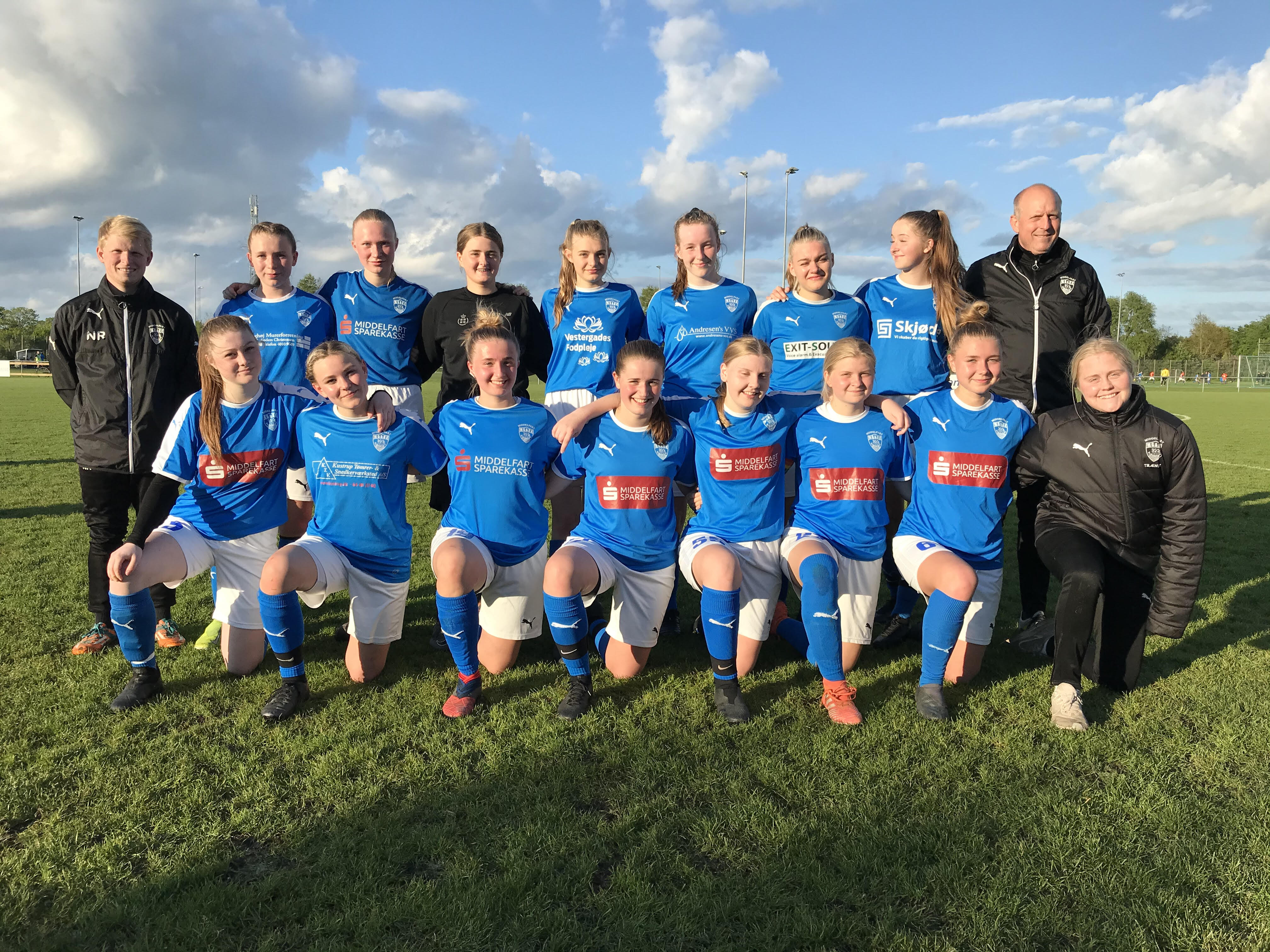 Middelfart-piger i pokalfinale i fodbold