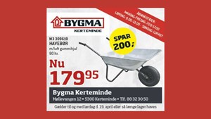 Fantastisk tilbud hos Bygma Kerteminde: Havebør til halv pris!