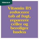 Vejlby Apotek anbefaler vitamin B5 til hudpleje og kosttilskud