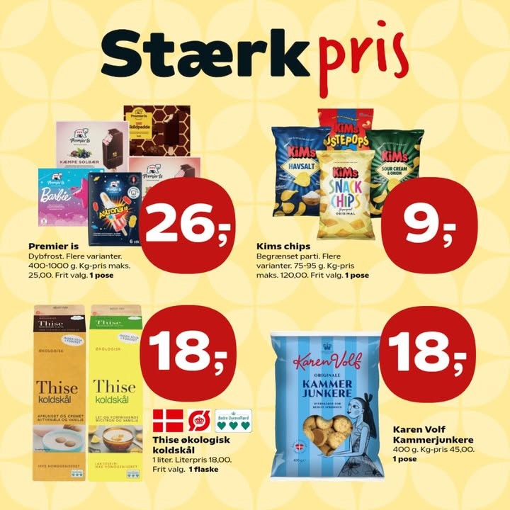 SuperBrugsen Hammerum har stærke priser i butikken til og med 16. juli