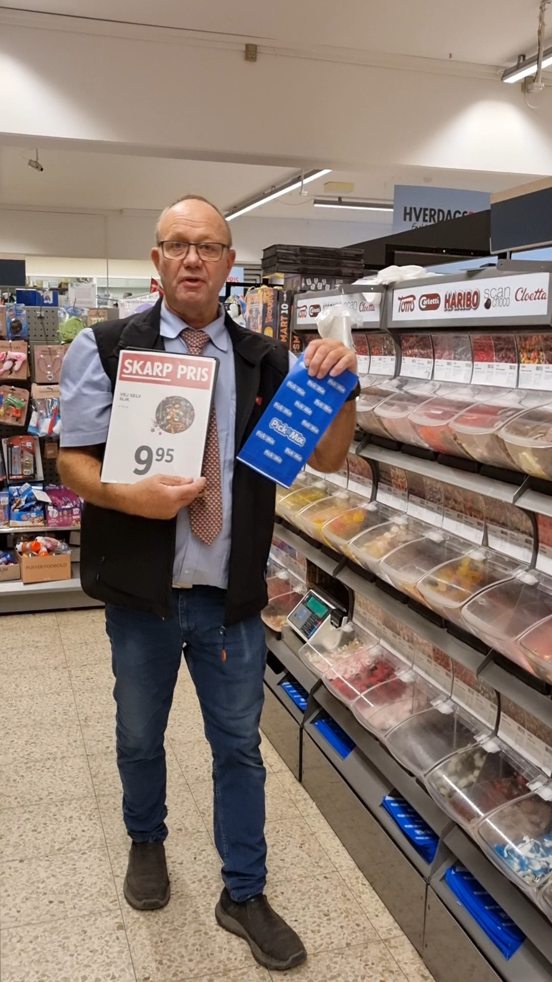 Meny Klarup lokker med billigt slik i weekenden