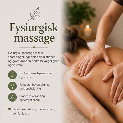 Zones By Gitte tilbyder fysiurgisk massage mod spændinger
