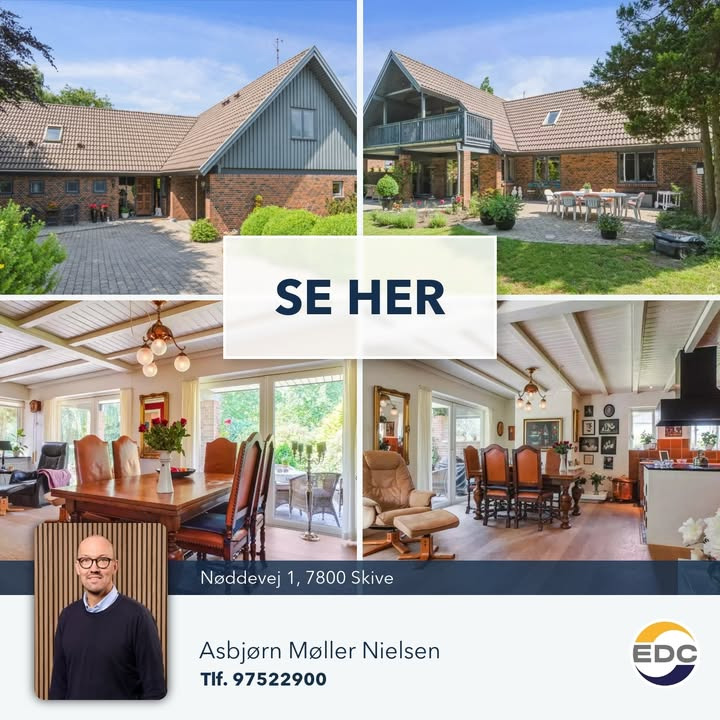 EDC Skive I/S præsenterer stor familievilla i attraktivt område på Nøddevej 1
