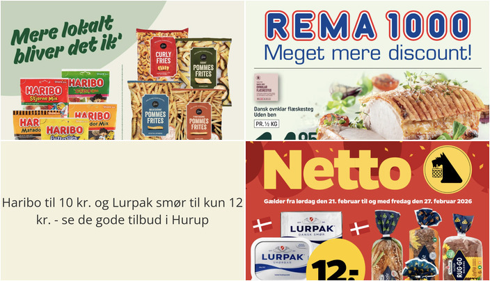 Haribo til 10 kr. og Lurpak smør til kun 12 kr. - se de gode tilbud i Hurup