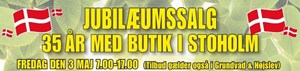 Jubilæumssalg i Stoholm og Højslev: Få adgang til fantastiske tilbud den 3. maj