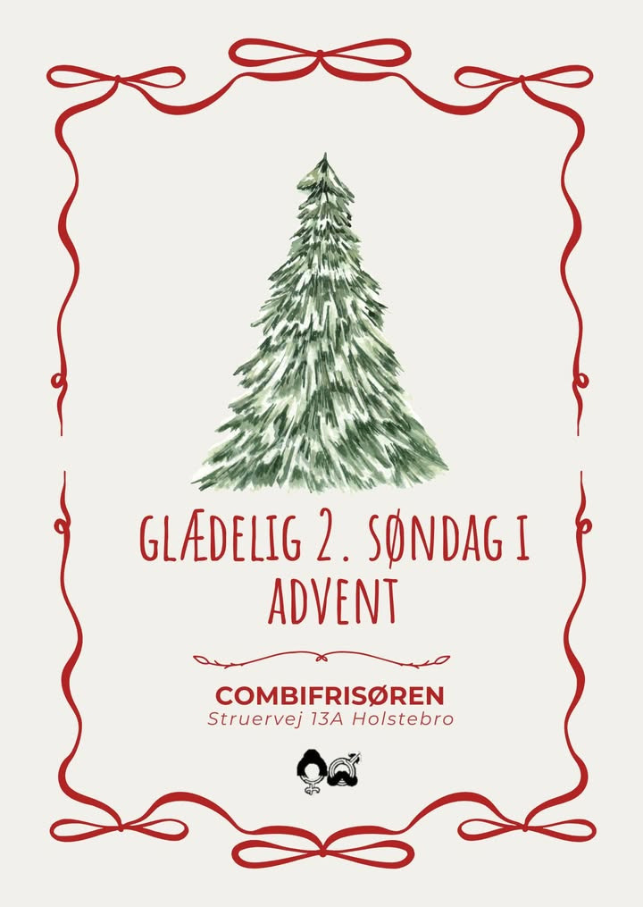 COMBI FRISØREN lancerer 2. søndag i advent-konkurrence med chance for at vinde lækre produkter