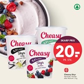 SPAR SKALLERUP A/S tilbyder Cheasy skyr til skarp pris i denne uge
