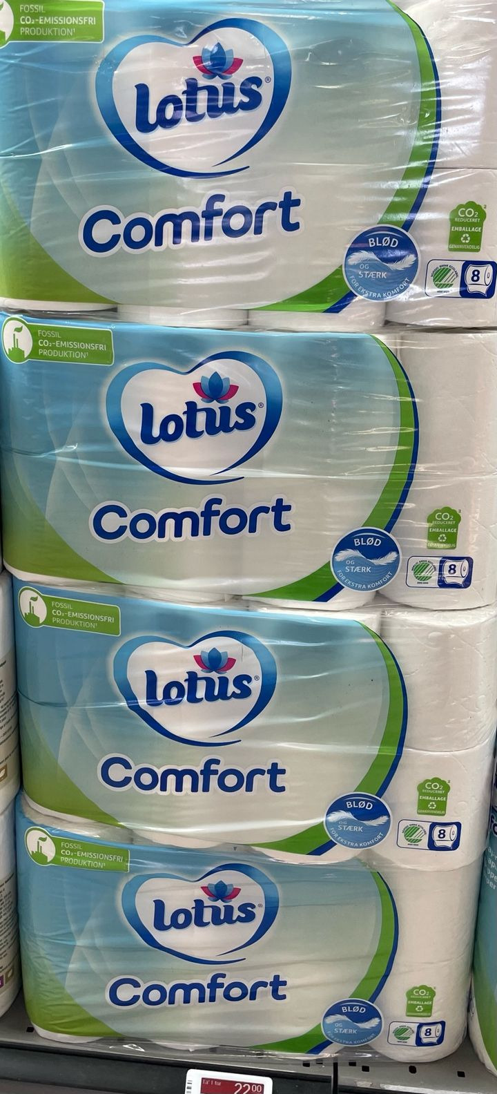 Spar Fårup tilbyder nu Lotus toiletpapir til kun 20 kr pr pakke