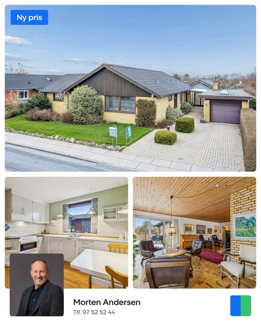 Nybolig Skive I/S annoncerer prisnedsættelse på villa på Kærmindevej