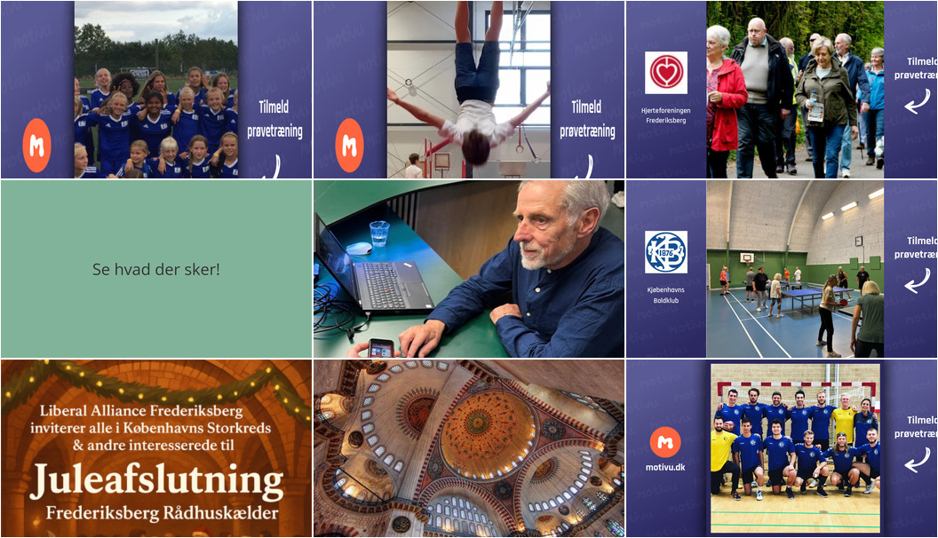 Ugen på Frederiksberg: Prøvetræninger, gåture og julehygge