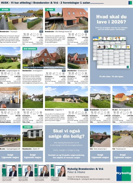 Nybolig Brønderslev & Vrå annoncerer i denne uges oplandsavisen og LigeHer.nu
