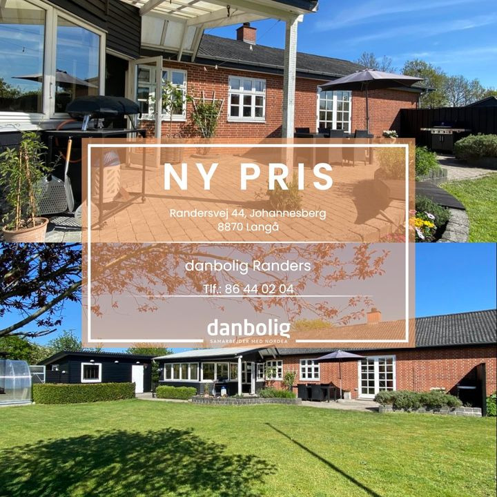 Ny pris på indflytningsklar 1-plans villa fra Danbolig Randers