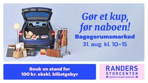 Bagagerumsmarked i Randers Storcenter: En dag fyldt med genbrugsguld