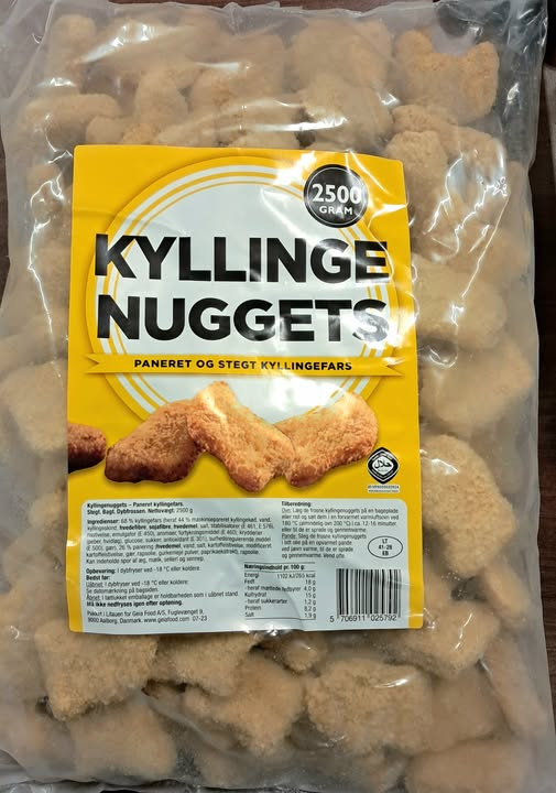 Spar Valsgård tilbyder stor pose kyllingenuggets til kun 74,95 kr.
