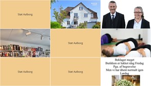 Nyt fra Vin & Vin Aalborg, Mæglerhuset Aalborg, Rosen Begravelsesforretning ApS og 2 andre