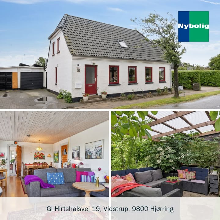 Charmerende villa med garage til salg i Vidstrup