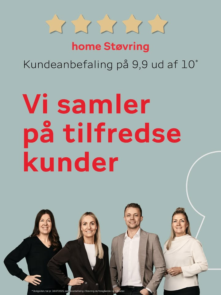 Home Støvring opnår en kundetilfredshedsscore på 9,9 ud af 10