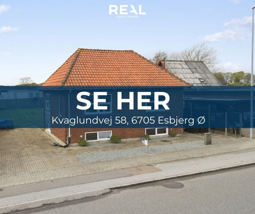Prisvenlig villa til salg hos RealMæglerne Esbjerg og Bramming
