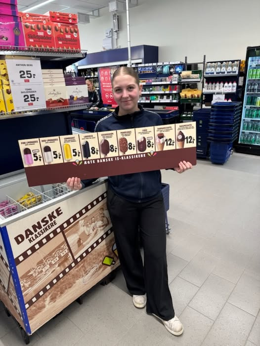 Rema 1000 Holstebrovej byder foråret velkommen med nye is ved kasse 2 og 3